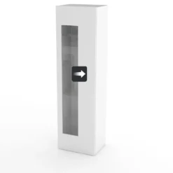Vetrina soggiorno moderna Bandol Shelf White