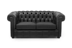 Windsor | Divano 2 posti in pelle Made in Italy