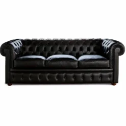 Windsor | Divano 3 posti in pelle Made in Italy