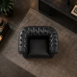 Windsor | Poltrona in pelle Made in Italy
